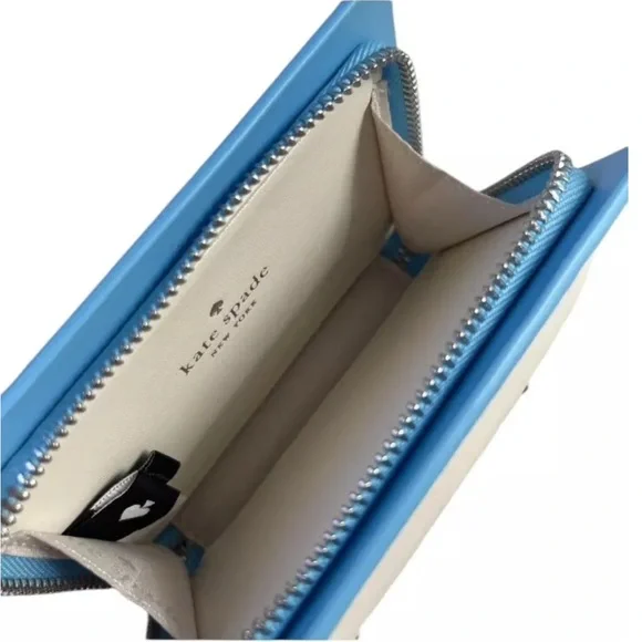 Sugar Packet Card Holder in Blue and White - Picture 3 of 3